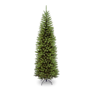 Slim artificial xmas tree for small spaces